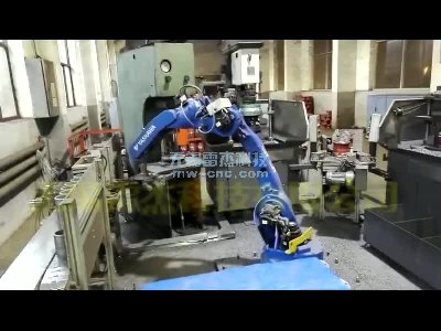 工业机器人自动上下料-群钻孔-关节机器人